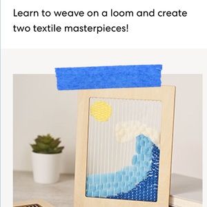 KiwiCo Doodle Crate Woven Landscapes Weaving & Textile Arts 9+ NIB craft kit